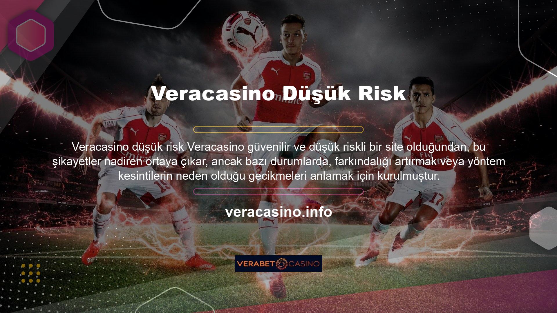 Veracasino şikayetleri bölümüne ek olarak, 'SSS' bölümü, sitede daha önce meydana gelen insanların yorumlarıyla doludur